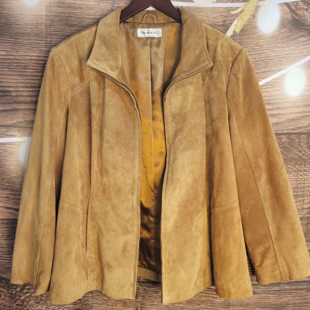 Genuine Leather Suede Jacket